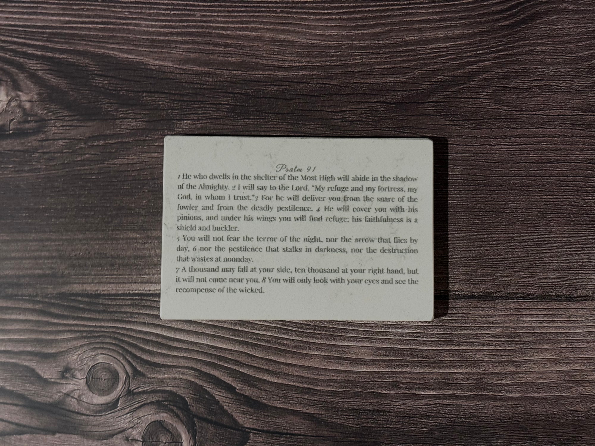 Faith Stone – Psalms 91